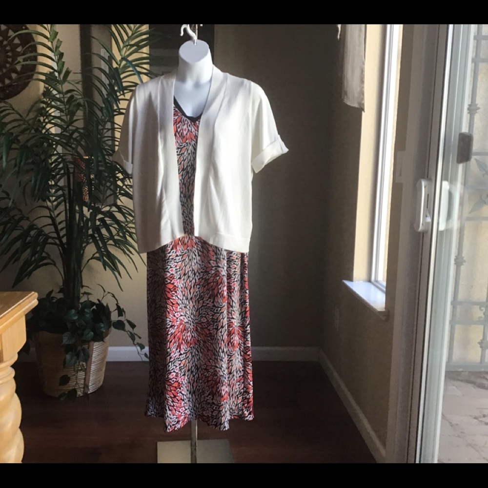 plus size 2x, 18-20 waist length cardigan